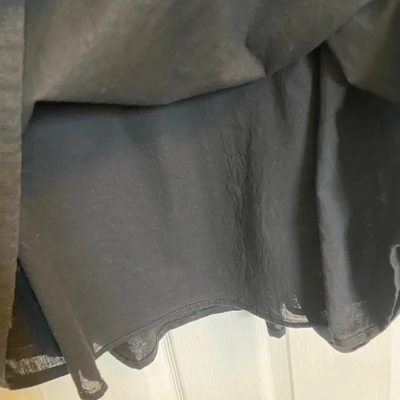 H&M black linen dress, size M - Picture 4 of 8